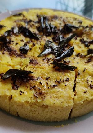 A picture of Khaman Chana Dal Dhokla.