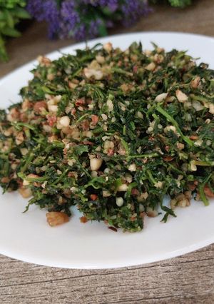 हरभऱ्याच्या पाल्याची गावरान भाजी (Harbharachya Palyachi Gavran Bhaji Recipe In Marathi) रेसिपी चे मुख्य फोटो 