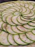 Tarte fine aux courgettes & chavroux