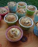 Muffins de banana e canela
