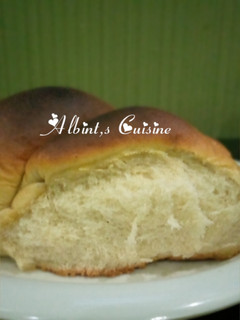 A picture of Buttered bread.