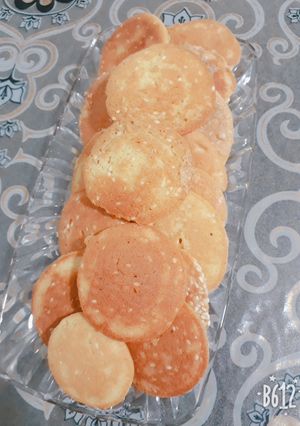 عکسی از دستور بیسکوییت کنجدی ترد بدون فر 😍