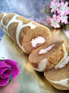 Foto resep Giraffe Roll Cake
