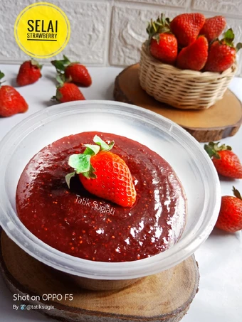 Cara Mudah Membikin Resep Selai Strawberry/Strawberry Jam yang  Bikin Ketagihan Anti Ribet, Uenak Banget