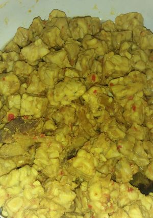 Foto resep Tempe bumbu kuning