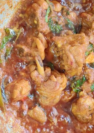 செட்டிநாடு புதினா கோழி மசாலா (Chettinad Pudina Kozhi Masala Recipein Tamil) செய்முறை முக்கிய புகைப்படம்