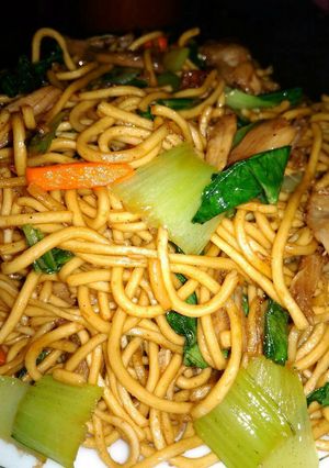 Foto resep Mie goreng ayam No pedas