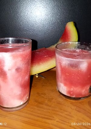 Foto resep Smoothies Semangka Penuh Semangat