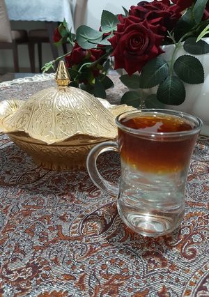 عکسی از دستور چای دورنگ