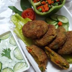A picture of Vegetable kabab 😋😋.