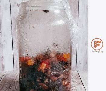 Update, Serving Recipe Xmas Chocolate Fruit Cake Pt 1 Restaurant Style