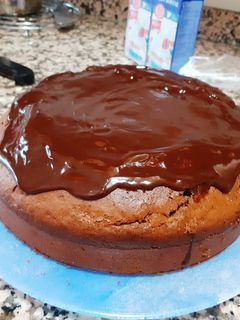 Una foto de Bizcocho de chocolate Milka