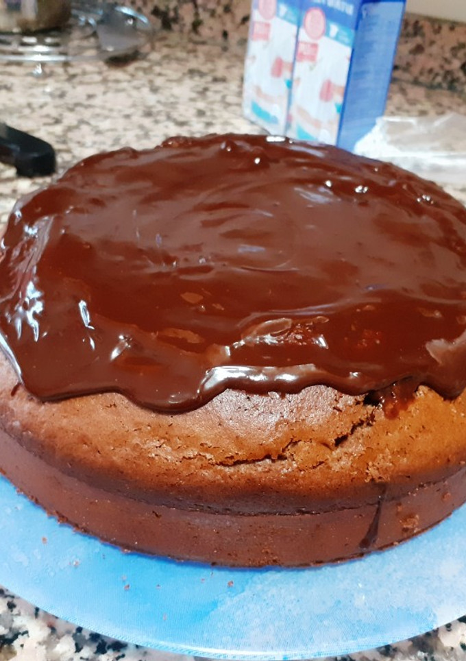 Una foto de Bizcocho de chocolate Milka
