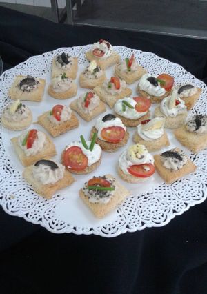 Una foto de Canapés fríos y rapiditos