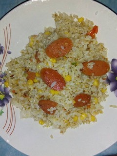 Foto resep nasgor sosis jagung cetarr