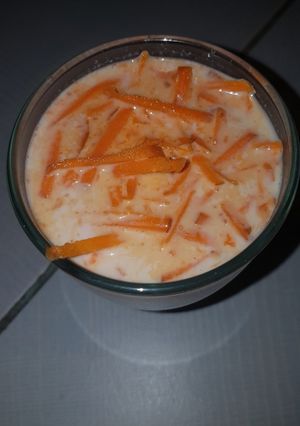 A picture of Carrots oat meal.