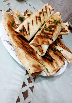 A picture of Chicken Shawarma Sandwiches.