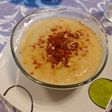 Vichyssoise de puerro y manzana