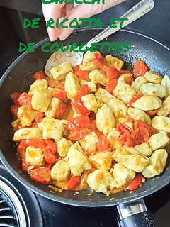 Une photo de Gnocchis de ricotta et de courgettes