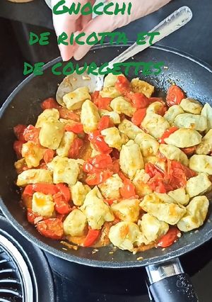 Une photo de Gnocchis de ricotta et de courgettes