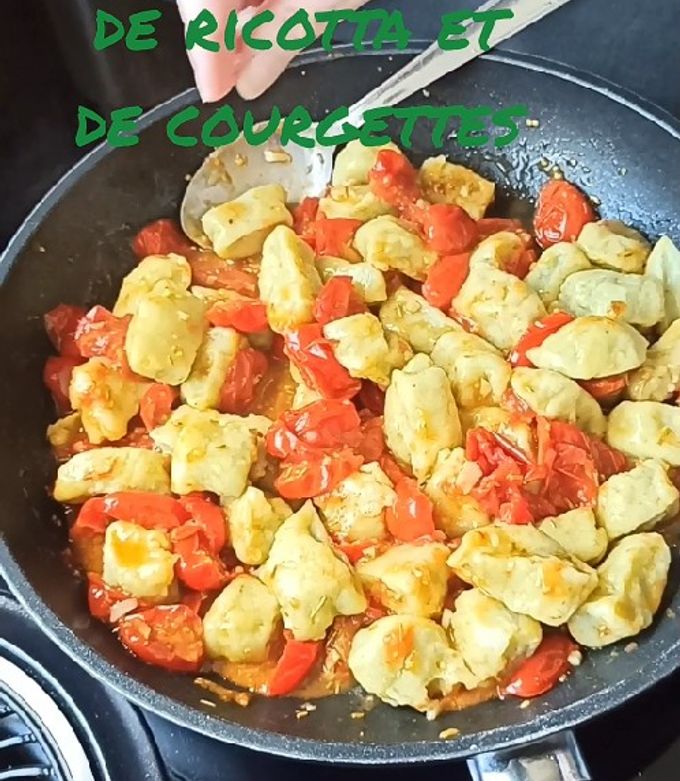 Une photo de Gnocchis de ricotta et de courgettes