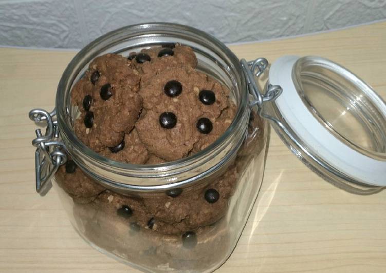 Resep Baru ChocoOatmeal Cookies Praktis Enak