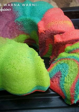 Foto resep Bolu kukus warna warni