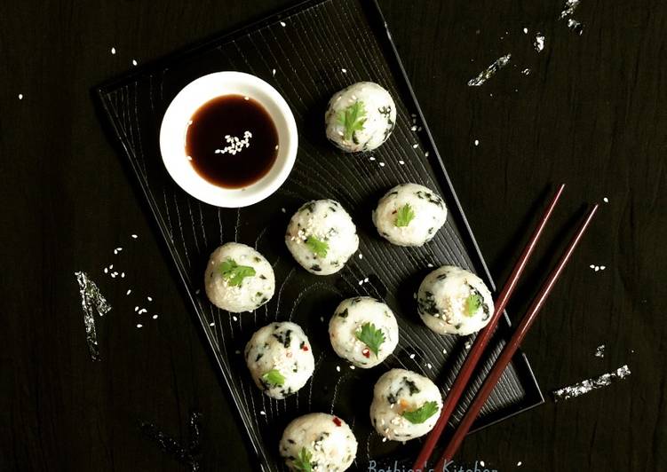 Recipe of Homemade Seaweed Rice Balls