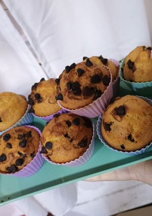 Una foto de Cupcakes Faciles de Vainilla y Chips ❤️
