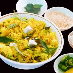 A picture of Flavorful coconut rice.