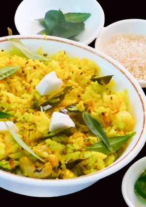 A picture of Flavorful coconut rice.