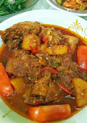 Foto resep Ayam Kentang Kecap Pedas