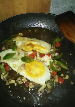 Foto resep Telor ceplok saus tiram #BikinRamadanBerkesan