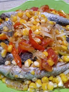 Foto resep Tumis jagung ikan cue blueband