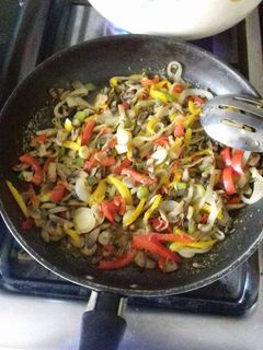 Una foto de Alambre vegetariano