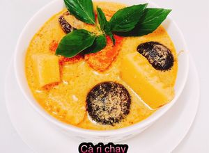 Hình của món Cà ri chay.