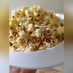 A picture of Whip cream popcorn.