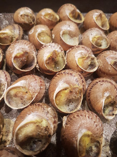 Una foto de Caracoles a la llauna hechos al horno