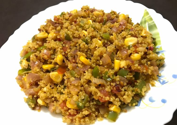 Quinoa veggies stir fry