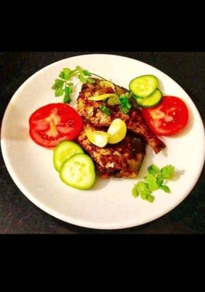 A picture of Fried fish.