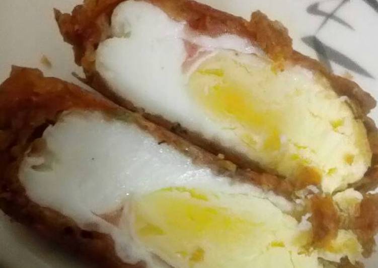 Recipe of Homemade Dimer jhal pitha (spicy fried poached egg)