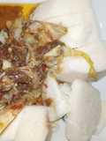 Yam & vegetables with chicken soup