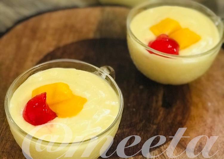 Recipe of Homemade Mango Mousse eggless