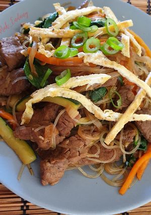 Foto resep Japchae Daging Bulgogi