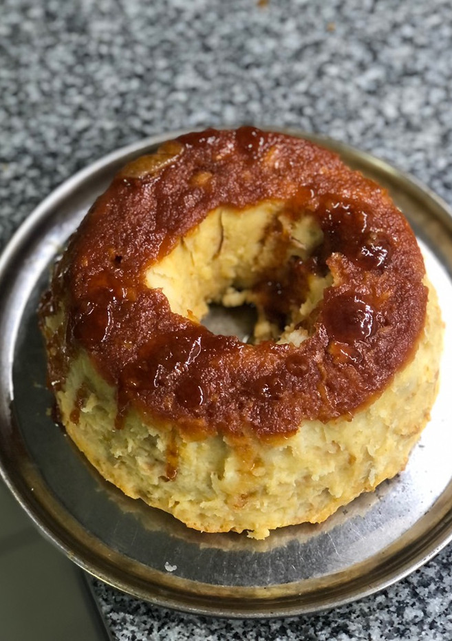 Una foto de Budín de pan fácil