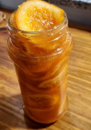 Una foto de Naranjas confitadas