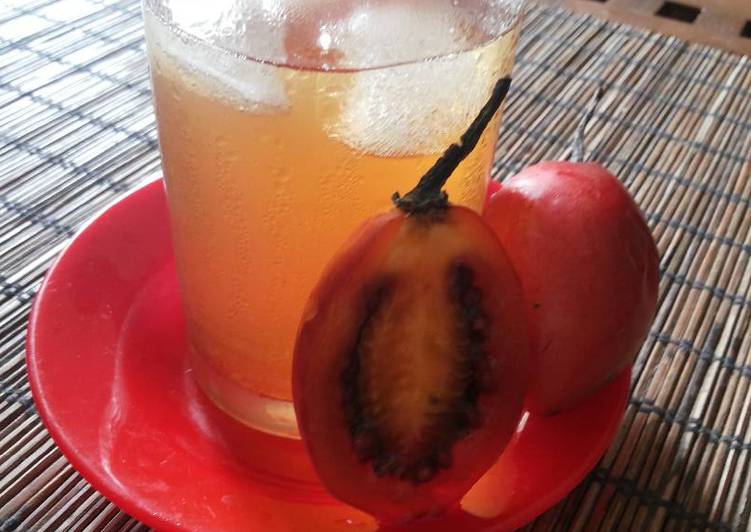 Es sirup terong belanda