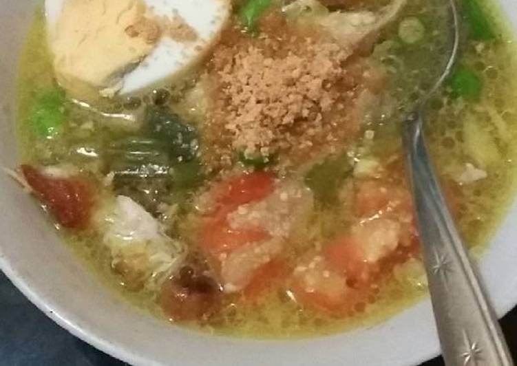 Cara Gampang Membuat Soto ayam koya gurih Anti Gagal