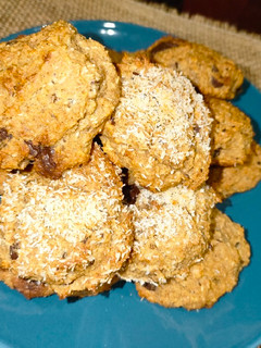 Una foto de Cookies saludables de chocolate y coco