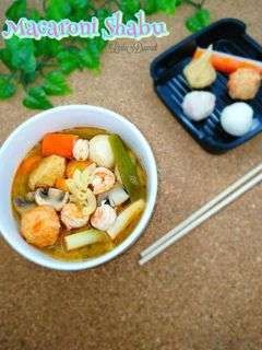 Foto resep Macaroni Shabu